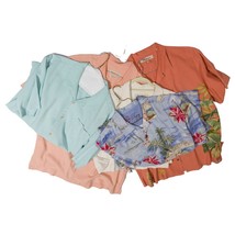 Lot of 5 Tommy Bahama Silk Beachwear Shirt Mens XL includes Christmas - $148.49