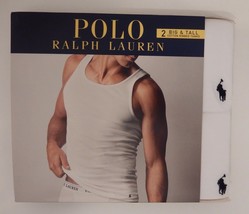 2 Or 3 Polo Ralph Lauren 2XL 3XL 4XL Cotton White Tank Top T-SHIRTS Undershirts - £30.87 GBP+