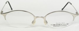 Vintage NEOSTYLE COLLEGE 183 829 Glänzend Silber Brille 48-18-135mm Deutschland - £72.08 GBP