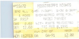 Vintage Maceo Parker Ticket Stub March 8 1991 St.Louis Missouri - £21.75 GBP