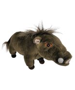 Vintage 1995 K&amp;M International Brown Warthog Tusks Plush Stuffed Animal 11” - $34.65