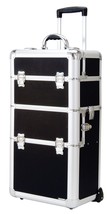 TZ Case AB-308T GBD Wheeled Beauty Spinner Organizer  Black Dot - $254.54