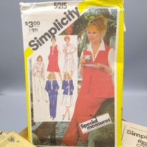 Vintage Sewing PATTERN Simplicity 5215, Special Measures Half Size 1981 ... - $20.32