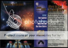 1993 Bob Eggleton SIGNED Star Trek Master Series Art Card Next Generation TNG - £6.36 GBP