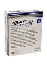 Aquacel AG Extra Silver Hydrofiber Wound Dressing 5cm x 5cm, 2&quot;x2&quot; x10 420671 - £35.84 GBP