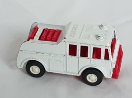 VTG TOOTSIE TOY Diecast Vehicle - Red &amp; White Rescue Fire Truck Made in USA - £2.32 GBP