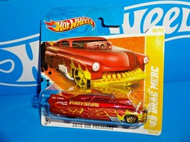 Hot Wheels 2010 HW Premiere Short Card #35 &#39;49 Drag Merc Red w/ 5SPs - £3.10 GBP