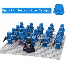 21pcs Star Wars Minifigures Darth Vader Commander Special Forces Clone Troopers - £26.37 GBP