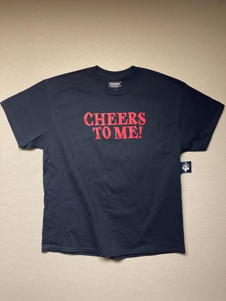 Stone Brewing/Arrogant Bastard &quot;Cheers to Me&quot; cotton T-shirt. XL/NWT. LO... - $41.58