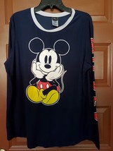 Disney Mickey Mouse Long Sleeve Shirt Jerry Leigh Size Juniors XXL Spandex - £11.69 GBP