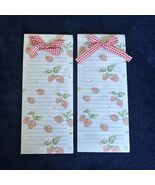 (2) Vintage Jo-Ann Stores Magnetic Notepads Blue W/ Strawberries, Sealed - €10,73 EUR