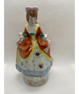 Colonial Woman  Porcelain Figurine, Occupied Japan 6 inch - $18.85
