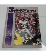 Northwestern Wildcats vs Winconsin Badgers Game Program Magazine 1988 Mc... - €8,39 EUR