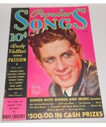 March 1935 POPULAR SONGS MAGAZINE Rudy Vallee Cover - £23.36 GBP