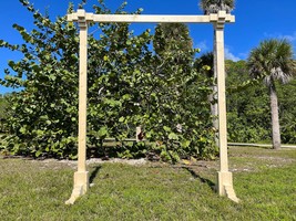 Wooden Wedding Arch 7 Ft, handmade in The USA, made without nails, brand... - $500.00