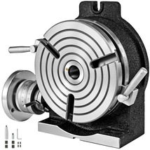 VEVOR Rotary Table, Horizontal Vertical, 8Inch, 3-Slot, MT-3, 360° Preci... - $206.99