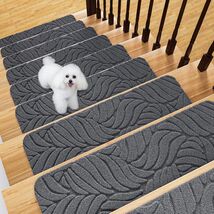 Durable Non-Slip Stair Treads 8" X 30" - Easy to Clean for Family Safety - $68.26