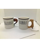 Vintage Lefton Coffee GRNDMA/GRNDPA MUGS  Antique Boot Handle #3758/ 59 ... - $368.91 MXN