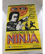 Challenge of the Lady Ninja Original One Sheet Movie Poster 1980 Shaw Br... - £11.20 GBP