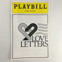 1992 Playbill Wilbur Theatre Jon B. Platt in Love Letters by A.R. Gurney - £11.15 GBP