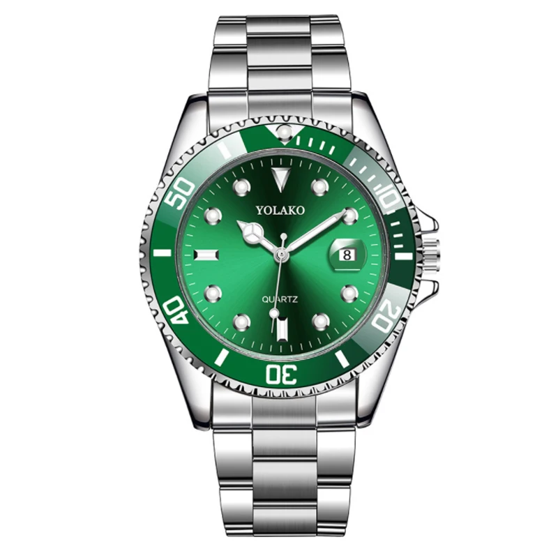 Men&#39;s Watch New Luxury Business Watch Men Waterproof Date Green Dial Wat... - $17.03
