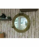 20&quot; Porthole Mirror Nautical Wall Decor Large Working Ship Cabin Window ... - $2,641.06 MXN