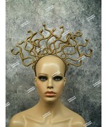 Gold Medusa Snake Headpiece Headband Mythical Greek Goddess Gorgon Serpe... - €14,43 EUR