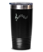 20 oz Tumbler Stainless Steel Insulated  Funny Music Note Musician  - £23.91 GBP