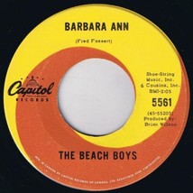 Beach Boys Barbara Ann 45 rpm Girl Don&#39;t Tell Me Canadian Pressing - £6.25 GBP