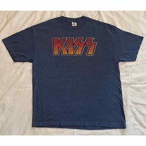 Vintage Y2K 2003 KISS Catalog Graphic Band Rock Tee XL Alstyle Extra Lar... - $19.30