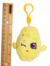 Chee Zee Cheese Yellow Shopkins 5.5&quot; Key Clip - Food Plush Toy Keychain 2013 - £4.72 GBP