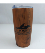 St. Joseph Missouri Pony Express Rider Design Souvenir Travel Coffee Cup - $19.71 CAD