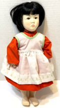 Vintage 1982 Effanbees Orange Blossom Vinyl 13 in Asian American Doll Clothes - £14.54 GBP
