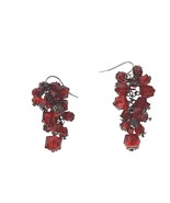 Elegant Ruby Red Gemstone Chandelier Cluster Dangle Drop Earrings Womens... - €16,98 EUR