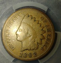 1892 Indian Head Cent Penny Circulated - $4.94