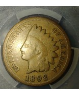 1892 Indian Head Cent Penny Circulated - $6.80 CAD