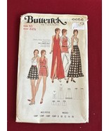 Vtg Butterick Pattern 6656 Misses 10 Uncut FF Dress Top Skirt Pants Shorts - $8.42