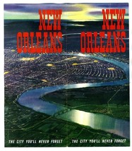 New Orleans Louisiana Brochures Maps Tours &amp; Gluck&#39;s Condensed History 1950&#39;s - $24.72