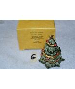 GANZ #05330 LITTLE CHEESERS 1991 CHRISTMAS TREE IN BOX  G - $394.80 MXN