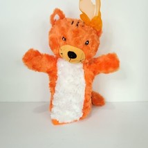 Silly Puppets Katie Hand Puppet Orange Cat Striped Tail Bow 11&quot; - £18.15 GBP