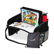 Kids Foldable Storage Organizer Desk Travel Tray with Bag for Toddler and Child - £24.04 GBP