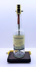 Teremana Tequila Liquor Bottle TABLE LAMP Light w/ Wood Base Bar Lounge - £41.37 GBP