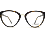 Vogue Eyeglasses Frames VO5259F W656 Brown Tortoise Gold Cat Eye 53-19-140 - $55.88
