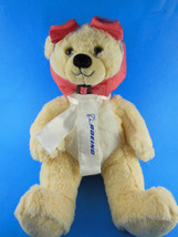 Boeing Airlines 13&quot; Teddy Bear Plush Pilot Aviation 2014 Buttercream &amp; S... - $12.70 CAD
