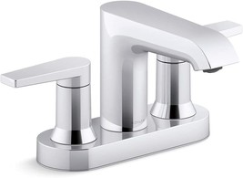 Bathroom Sink Faucet With Hint, Polished Chrome, Kohler K-97094-4-Cp. - £127.85 GBP