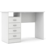 4 Drawer White Tvilum Desk - £113.30 GBP