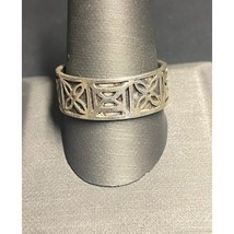 MEN&#39;S 925 STERLING SILVER CELTIC DESIGN BAND RING SIZE 11 SKY - $43.76