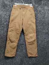 Dickies Carpenter Dungaree Canvas Jeans Men 32x32 Brown Utility Pants Mid Rise - £18.11 GBP