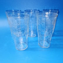 Vintage BLENKO Or PILGRIM Crackle Glass Tumblers - Finished Pontil  - Se... - €33,97 EUR