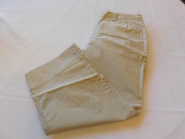 Style &amp; Co. Women&#39;s ladies Capri Pants Size 10 Flat Front Khaki GUC Pre-owned - £16.45 GBP